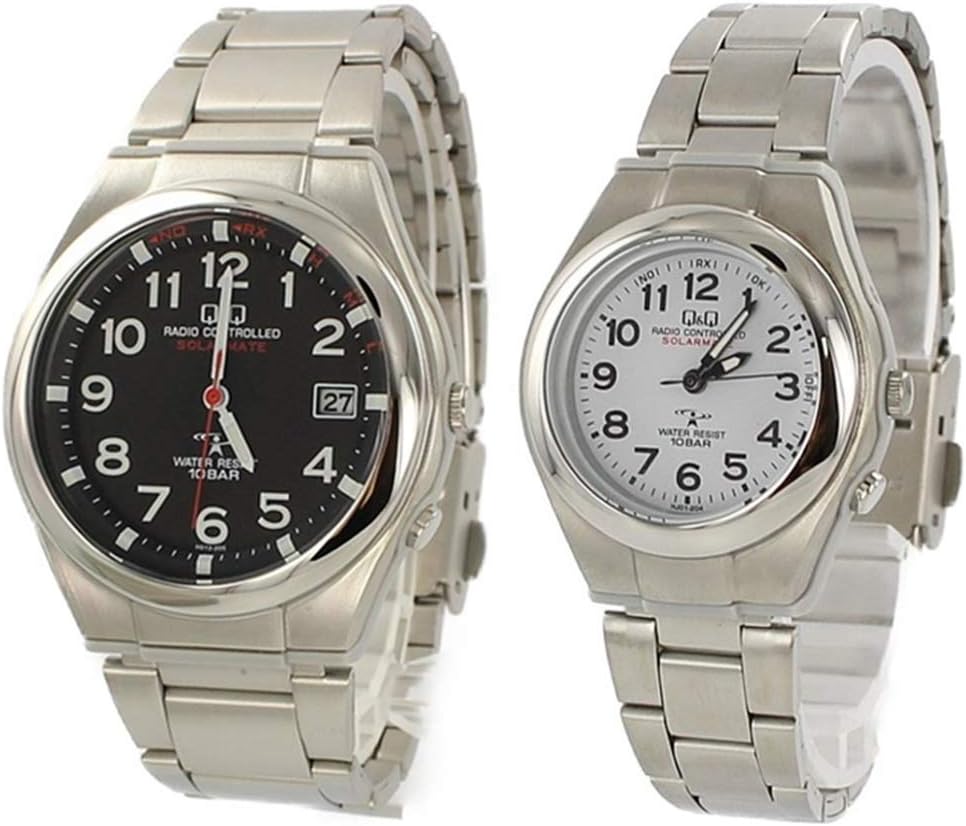 Citizen Cue & Cue HG12-205HJ01-204 Watch, Men's, Women's, Pair Watch, Radio Solar, Analog, Water Resistant to 10 ATM, No Battery Replacement, No Time Adjustment, Radio Reception Function [3],