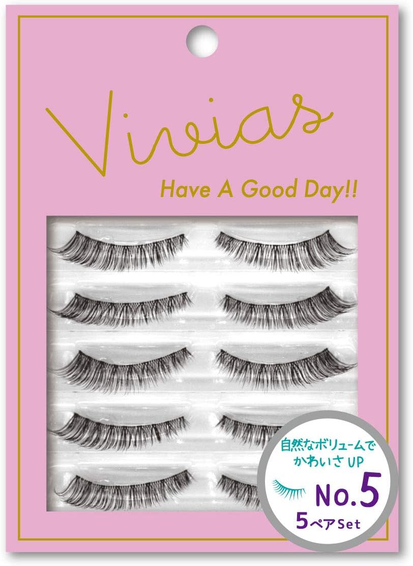 Bienne VVS-05 5 Pairs False Eyelashes