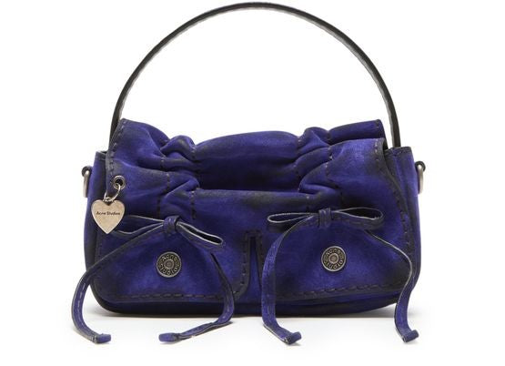 ACNE STUDIOS Micro Multipocket suede shoulder bag - Image 1