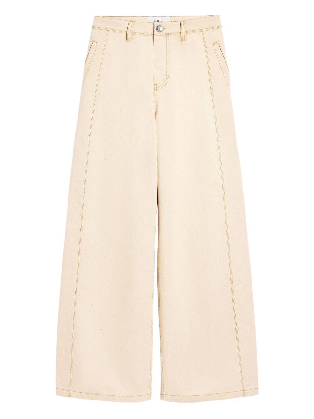 Ami Paris アミパリスーパーワイドデニムジーンズ - Image 1