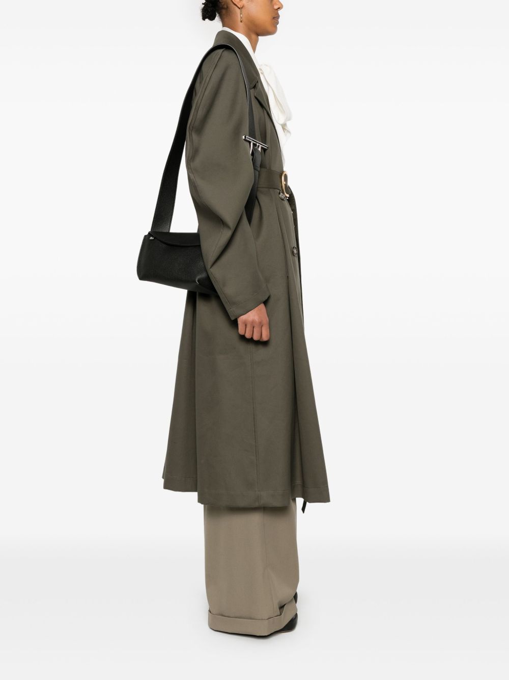 Alexander McQueen アレクサンダーマックイーンスリングTバーレザーショルダーバッグ - Image 1