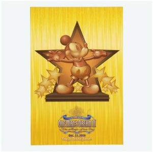 Disney Postcard One Man's Dream II - The Magic Ribs on Tokyo, Disneyland Resort TDR Forever One Man's Dream II