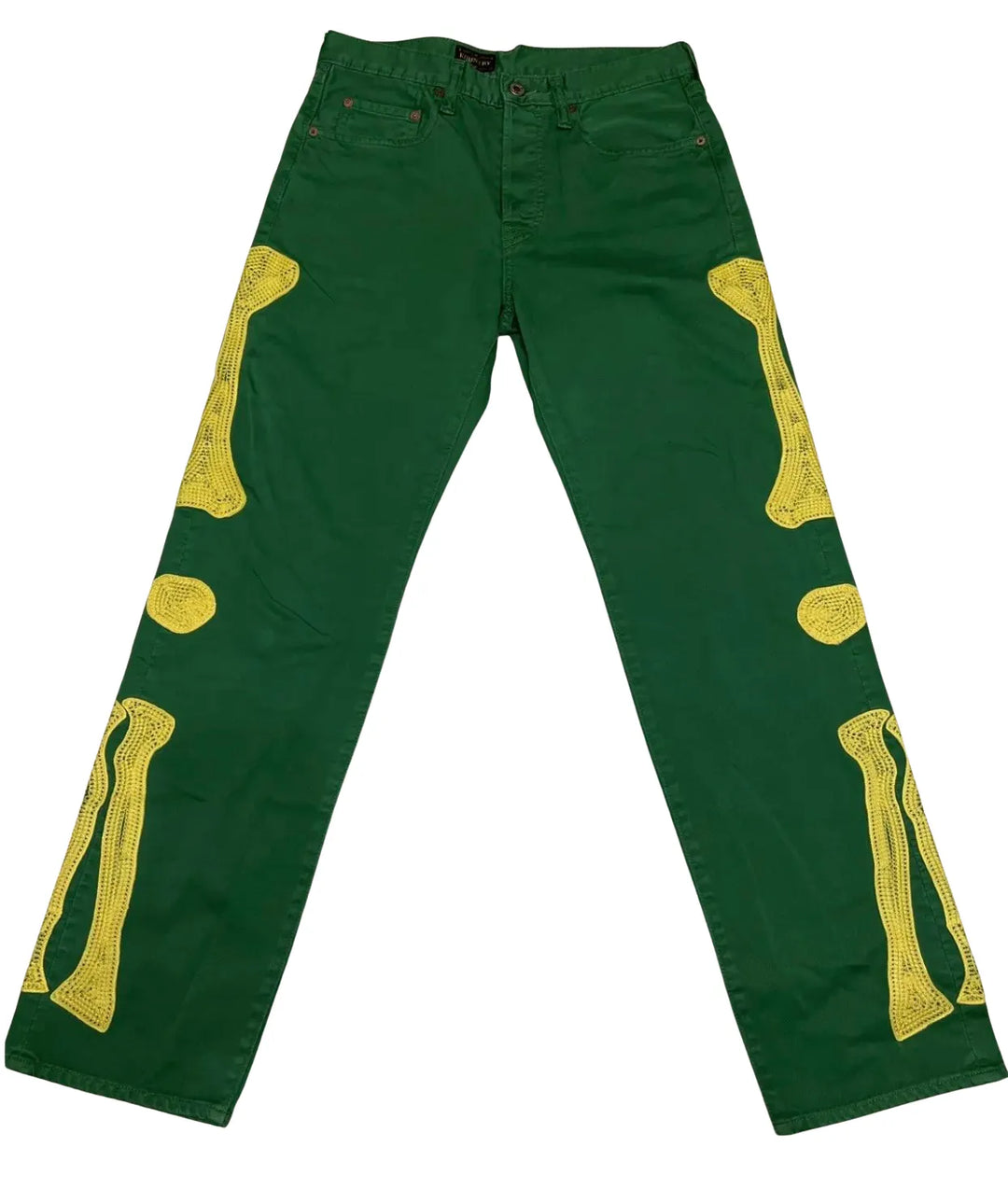 KAPITAL 'GREEN BONE' DENIM PANTS