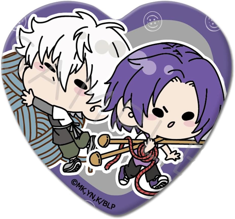 TV Anime Blue Rock Seijiro Mikage Reio Vol. 6 Heart Shaped Can Badge M CK