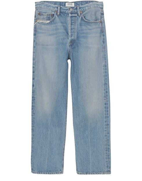 AGOLDE 90's ルーズフィット クロップドストレートジーンズ - Image 1