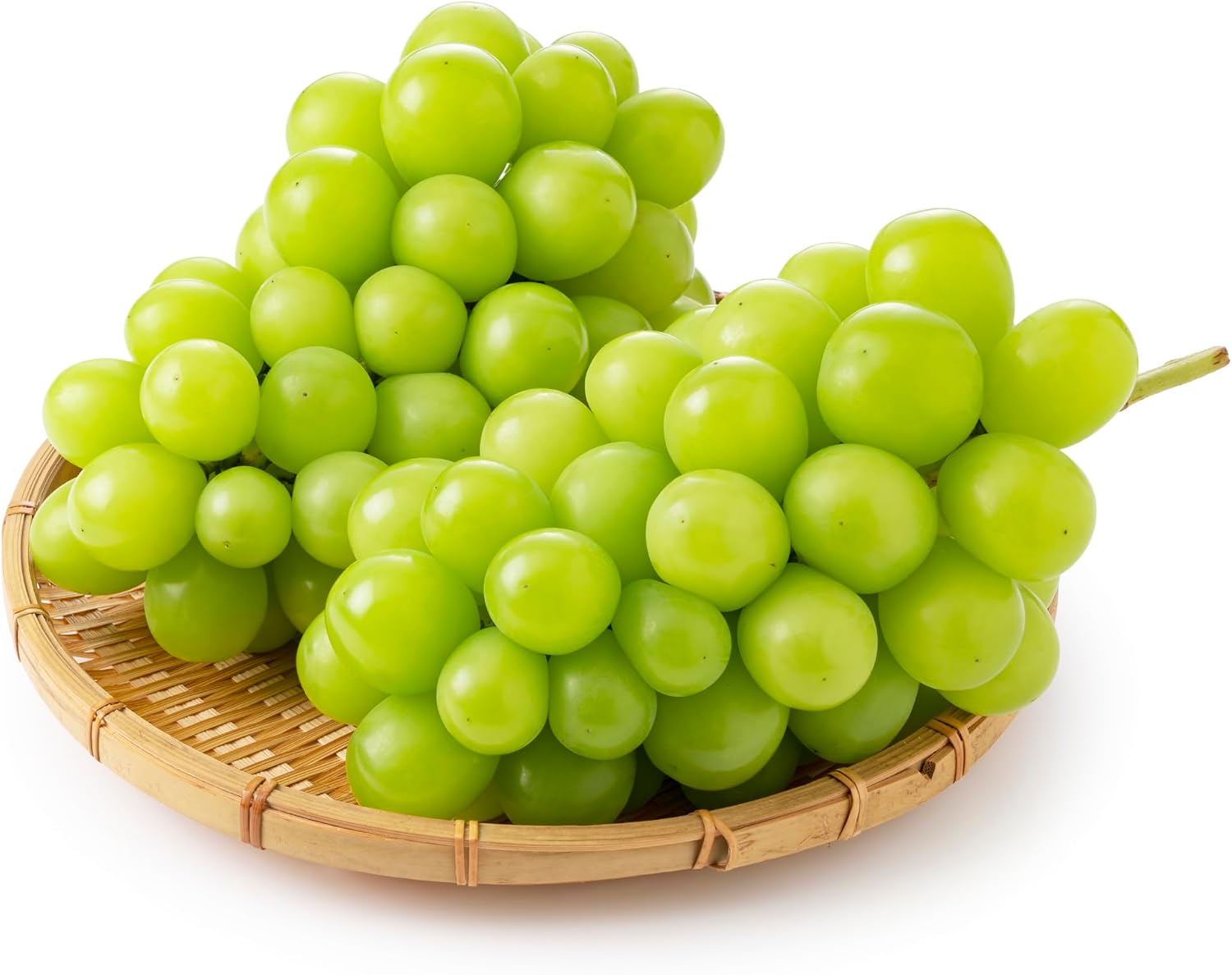 Shine Muscat Haruo Okayama Prefecture 14.1 oz (400 g) x 2 Bunches, Gift, High Sugar Content for Home, Grapes, Muscat, Medium Size, Sweet, Excellent