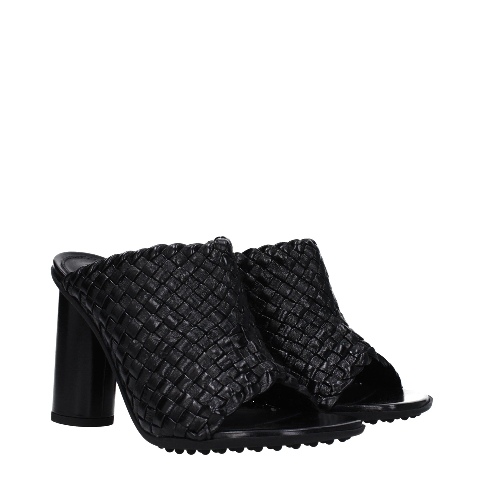 Bottega Veneta Sandals Atomic Women Leather Black - Image 1