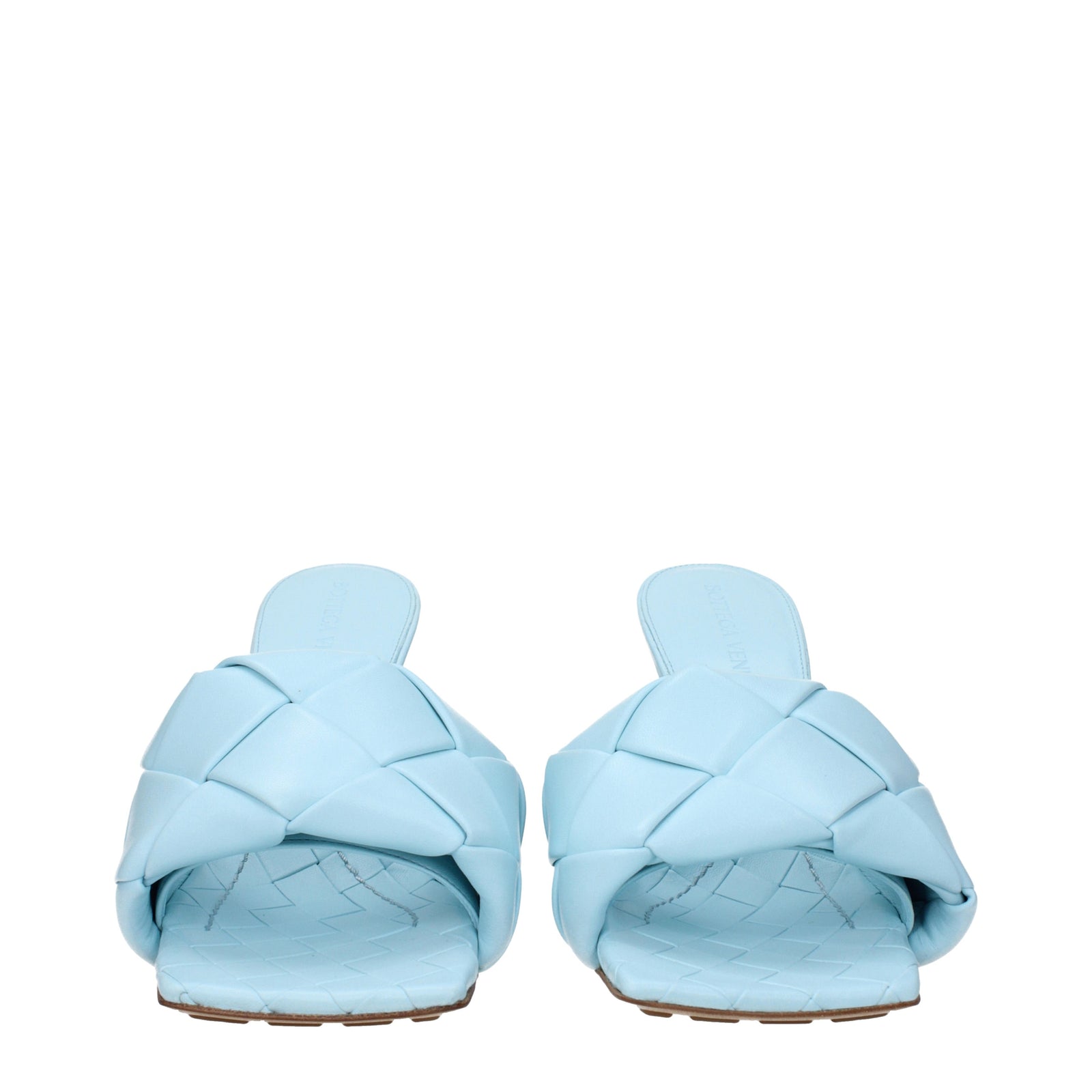 Bottega Veneta Sandals Women Heavenly Leather/Pale Blue - Image 1