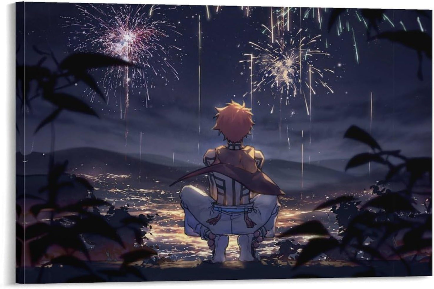 11.8 x 17.7 inches (30 x 45 cm) Devil Blade Panel, Corpsis Komaji, Top Strings, Art Frame, Poster, Modern Canvas, Wooden Frame Set, Wall Decor, Interior Board, Interior Decoration, Anime, Entryway