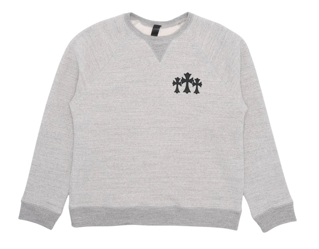 CHROME HEARTS 'GREY' SEVEN-11 CH CREWNECK