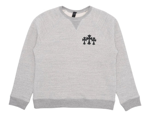 CHROME HEARTS 'GREY' SEVEN-11 CH CREWNECK