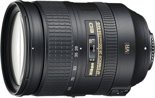 Nikon 28-300mm f/3.5-5.6G ED VR AF-S Nikkor Zoom Lens for Nikon DSLR Cameras (Certified Refurbished)