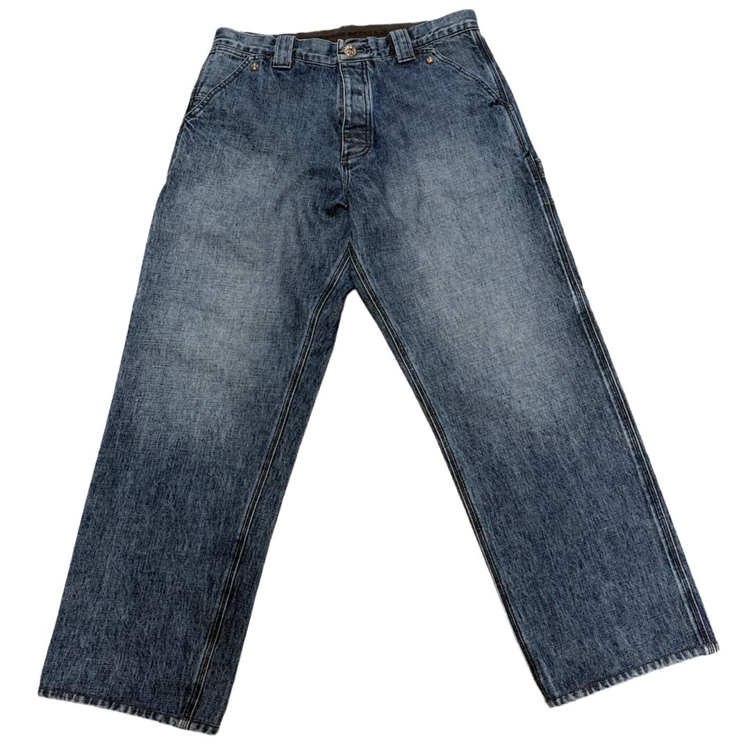 CHROME HEARTS TURBO DIESEL 'BAGGY BLUE CARPENTERS' JEANS