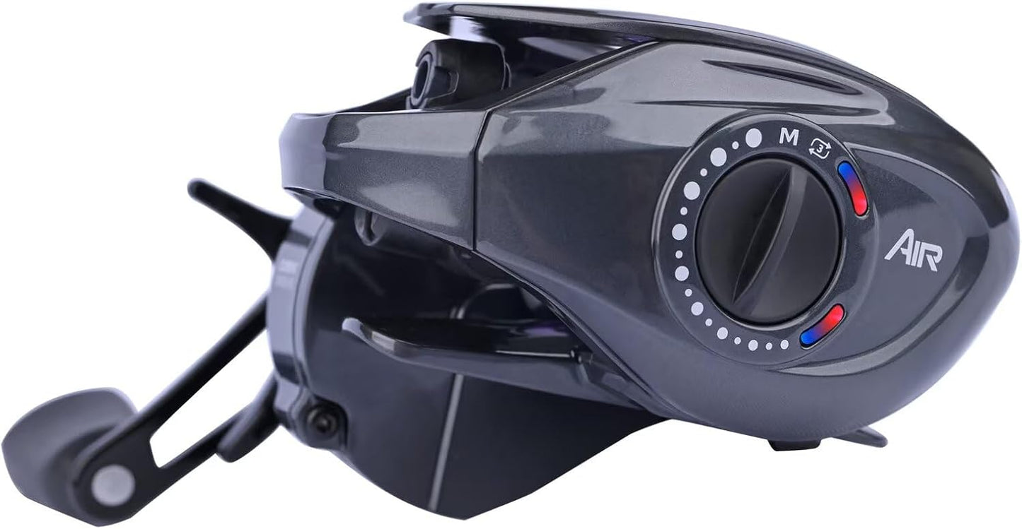 PURELURE CHEETAH AIR 中華DC 3つのモード ベイトリール デジタル制御 高精度ブレーキシステム バックラッシュ防止 DC音付く 低慣性スプール カーボンフレーム 135g自重 7.6:1ギア比 4kgマックスドラグ力 11+1BB 左ハンドル/右ハンドル 淡水/海水両用 初心者に