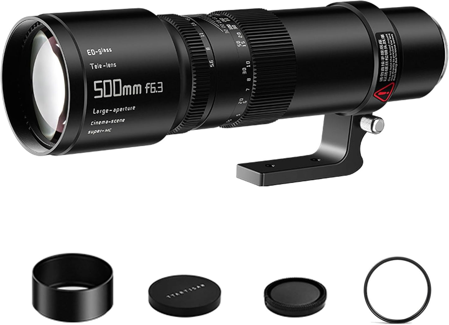TTArtisan 500mm F6.3 Full Frame Manual Focus Super Telephoto Lens for Sigma Leica Panasonic L Mount Camera FP FPL T TL TL2 CL S5 S5K S5C