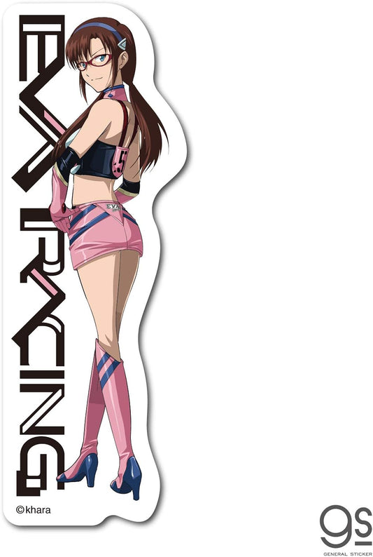 Evangelion Racing EVA Racing Sticker Mari Race Queen Character Sticker Anime Licensed Product LCS1232 gs Official Merchandise