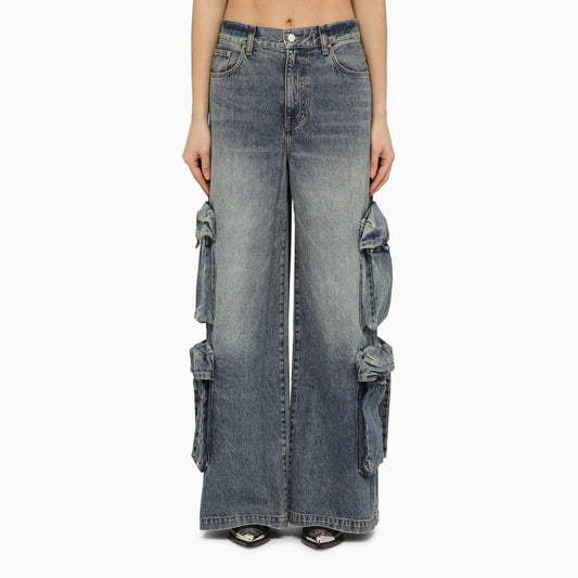 Amiri デニムブルーのアミリジーンズバギー貨物 - Image 1