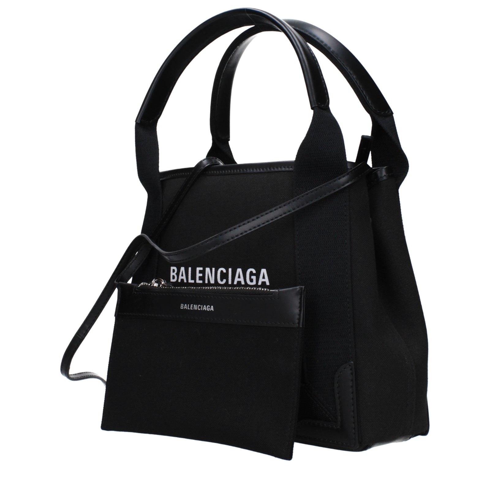 Balenciaga バレンシアガハンドバッグカバス女性ファブリックブラック - Image 1