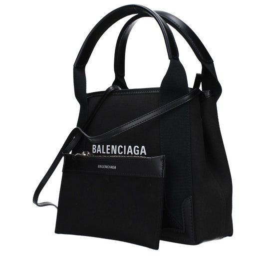 Balenciaga バレンシアガハンドバッグカバス女性ファブリックブラック - Image 1