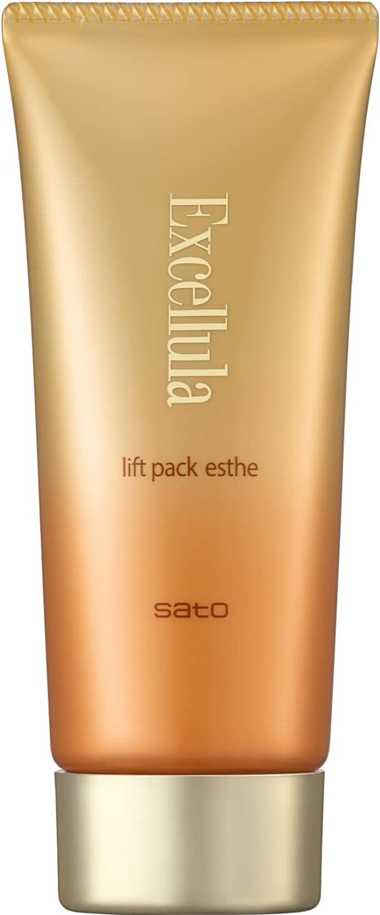 Sato Pharmaceutical Excellura Lift Pack Esthetics, 2.1 oz (60 g) (Wiping Not Required, Just Apply, Firm Elasticity) Cream Pack
