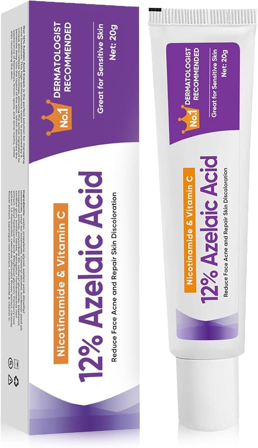 [Popular] Snail Extract Cream, Moisturizing, Facial for Women, Hyaluronic Acid and Snail Extract Formulated (Azelaic Acid Cream, 0.7 oz (20 g)