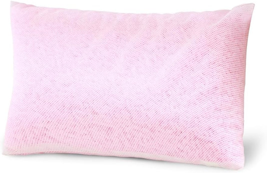 Iris Plaza Pillow, Made in Japan, Adjustable Height, Breathability, Soft Piping, Dust Resistance, Gentle Fit for Head/Neck, Fully Washable, No Stuffiness, Mesh, Small Size, Pink