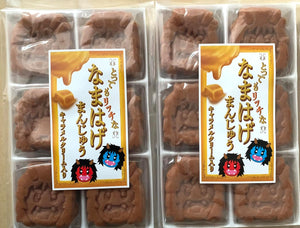Raw Sweets, Japanese Sweets, Caramel Namahage Bun, 6 Pieces x 2 Bags, Akita Meika Baked Sweets, Dagashi, Sweets, Manju, Post Mailing