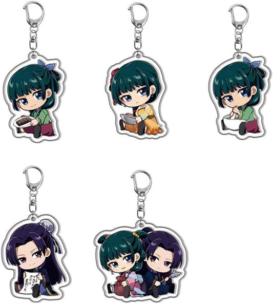 Topohlia 5-piece Set of 5 Pharmacy Keychains, Goods, Keys, Decoration, Popular, Anime Goods, Fashionable, Mobile Phone Strap, Present, Fashionable Gift