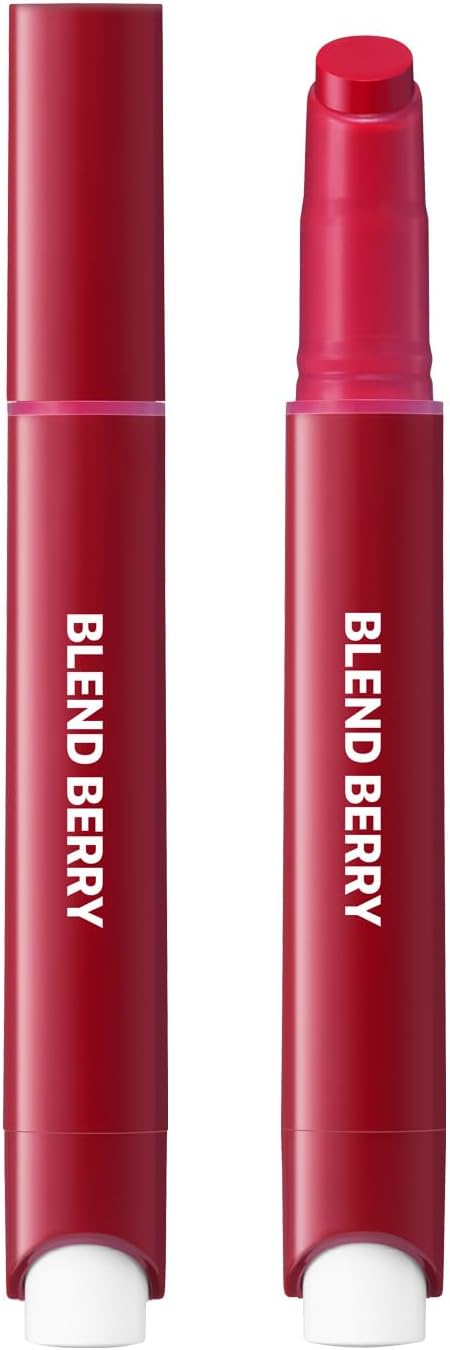 BLEND BERRY 003 Naive Love Magenta (Lip Balloon) Plumper, Glossy, Tinting Effect, Thick Moisturizing, 0.1 oz (2.5 g)