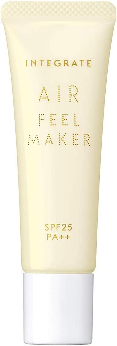 Integrated Air Feel Maker Lemon Color SPF25 PA++ Makeup Base, 1.1 oz (30 g)