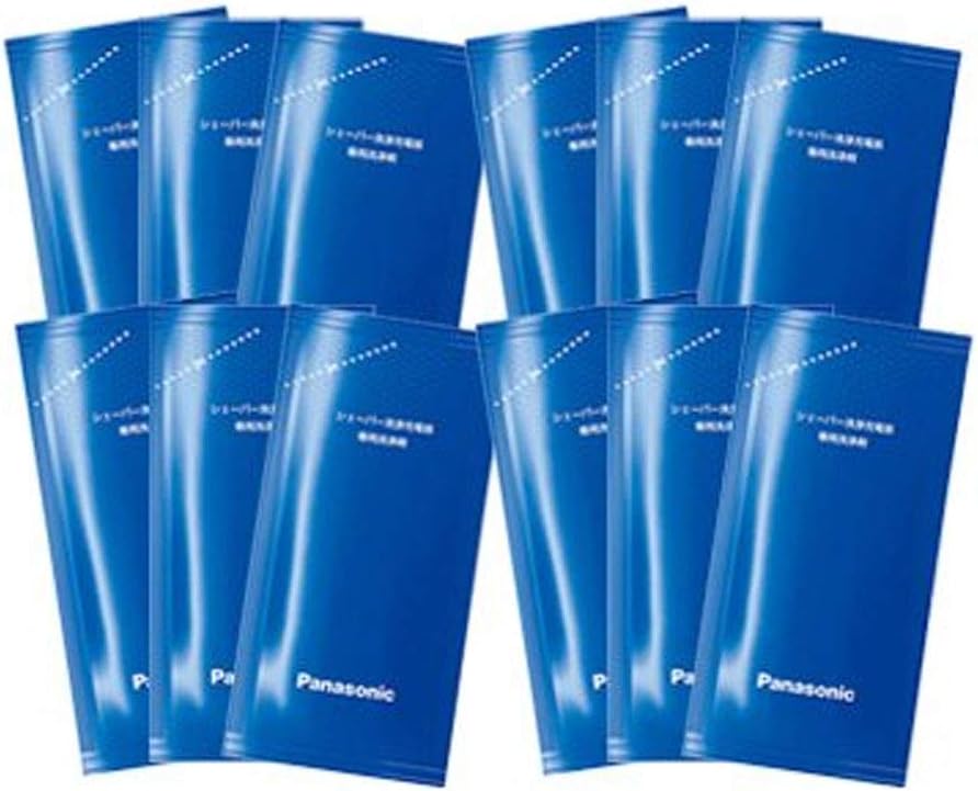 Panasonic ES-4L03-4SET Shaver Cleaning Charger, Cleaning Agent, 3 Pieces x 4 Sets