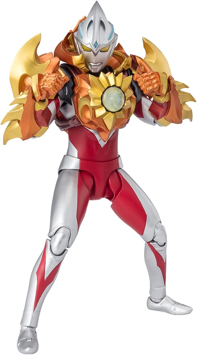 BANDAI SPIRITS S.H. Figuarts Ultraman Arc Solis Armor, Approx. 5.9 inches (150 mm), PVC & ABS, Pre-painted Action Figure