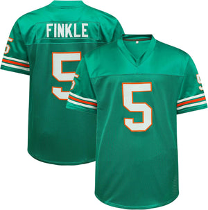 5# Ray Finkle Camiseta de fútbol para hombre, color verde, Navidad, Halloween, camiseta deportiva Ace Ventura Pet Detective Kim Carey Movie