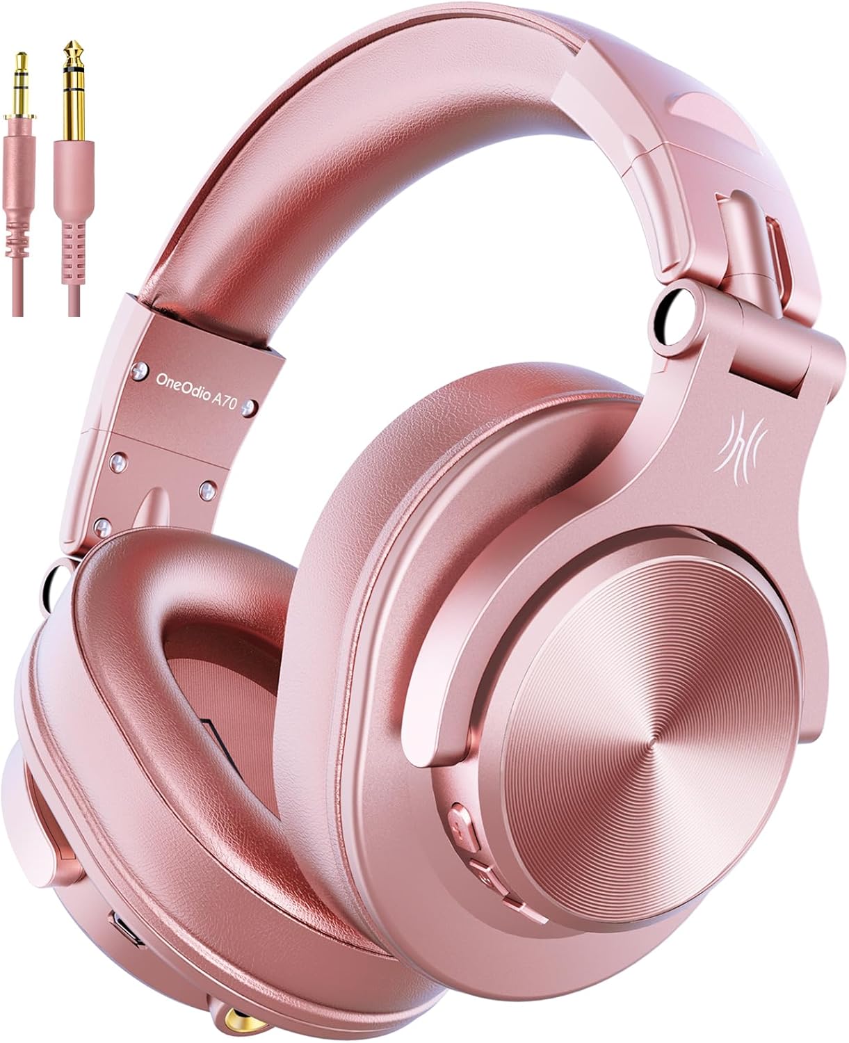 OneOdio A70 Bluetooth Over-Ear Headphones, Wireless Headphones, 72 Hours Playtime, 3.5mm/6.35mm Jack, Studio Monitor, Mixing, DJ, Guitar Amplifier, For Laptop, PC, Tablet