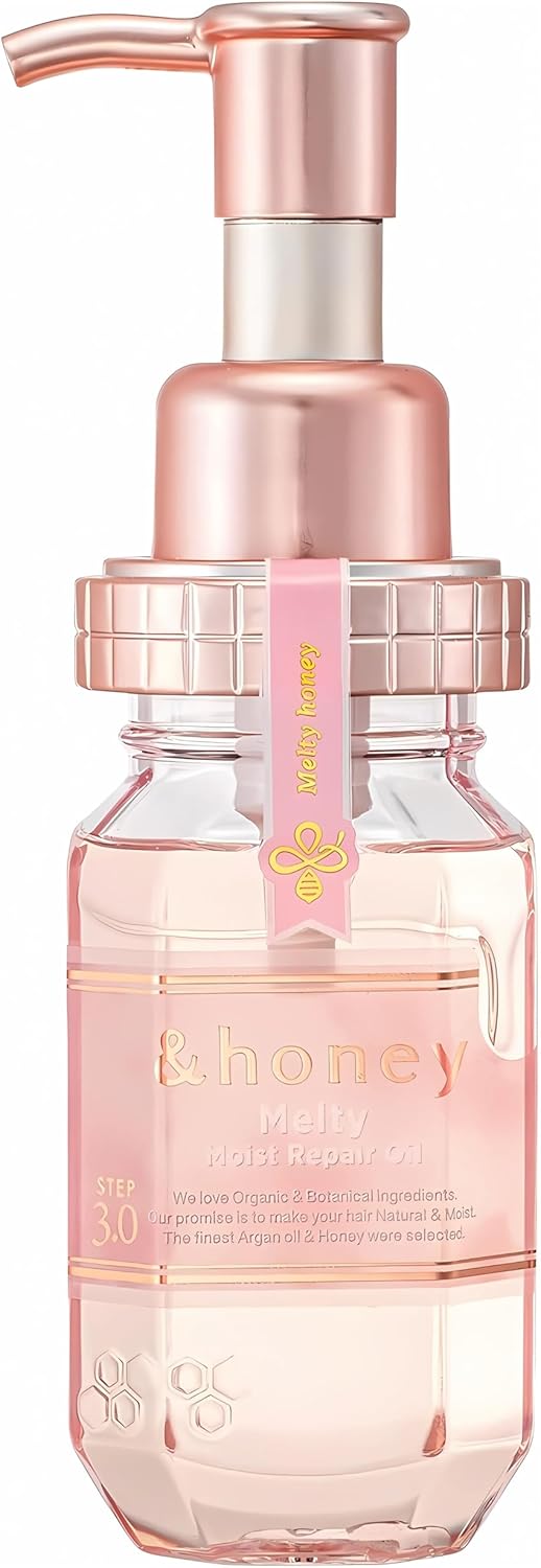 &honey Melty Moist Repair Hair Oil 3.0, 3.4 fl oz (100 ml), For Wavy Hair