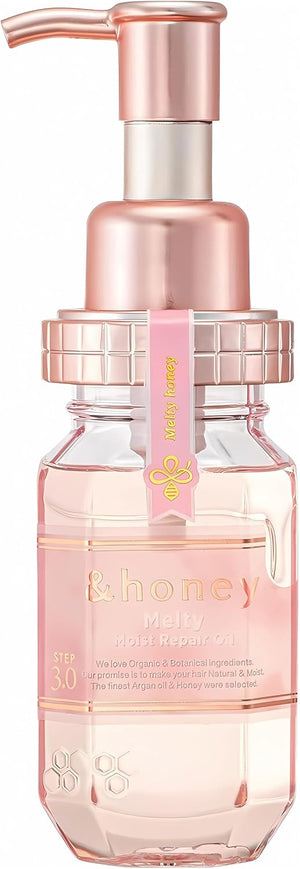 &honey Melty Moist Repair Hair Oil 3.0, 3.4 fl oz (100 ml), For Wavy Hair