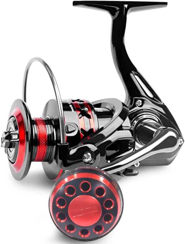 YU20 Spinning Reel, Fishing Reel, 2000, 3000, 4000, 5000, 6000, 7000, Lightweight, Freshwater Fishing, Saltwater Fishing, Gear Ratio 5.0:1, 4.7:1, Maximum Drag Force, 8kg-12kg, Handle