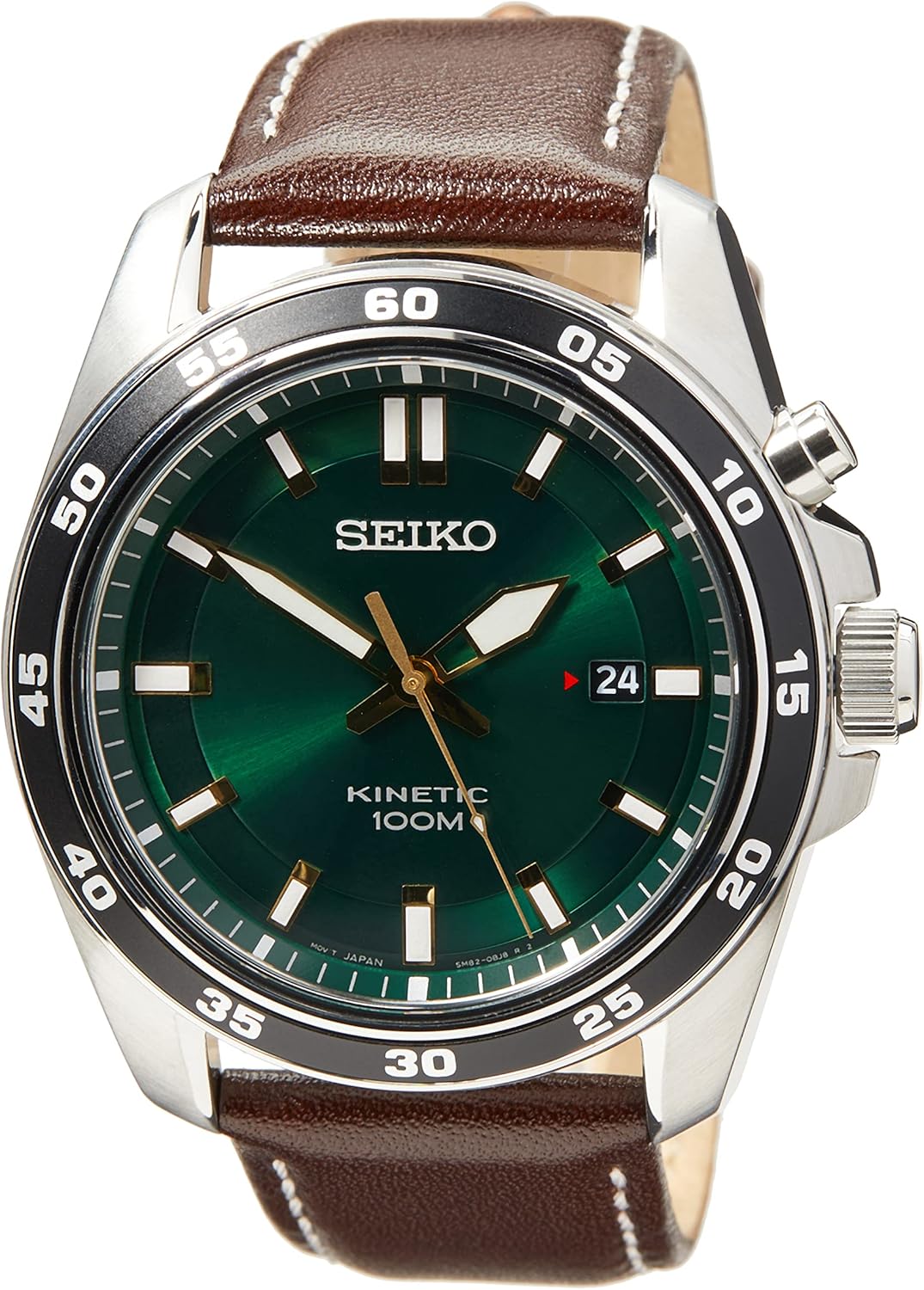 [セイコー] SEIKO 腕時計 KINETIC SKA791P1 メンズ グリーンダイヤル [逆輸入品]