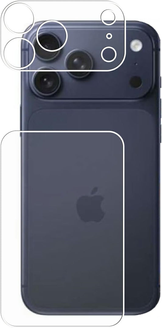ClearView Back Protective Film for iPhone 17 Pro Max [Anti-Bacterial, Anti-Viral, Anti-Fingerprint] Bubble Free, Made in Japan