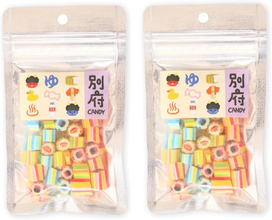Iwami Shoji Colorful Candy Beppu Oni, 1.1 oz (30 g) x 2 Bags, Souvenir, Present, Petite Gift