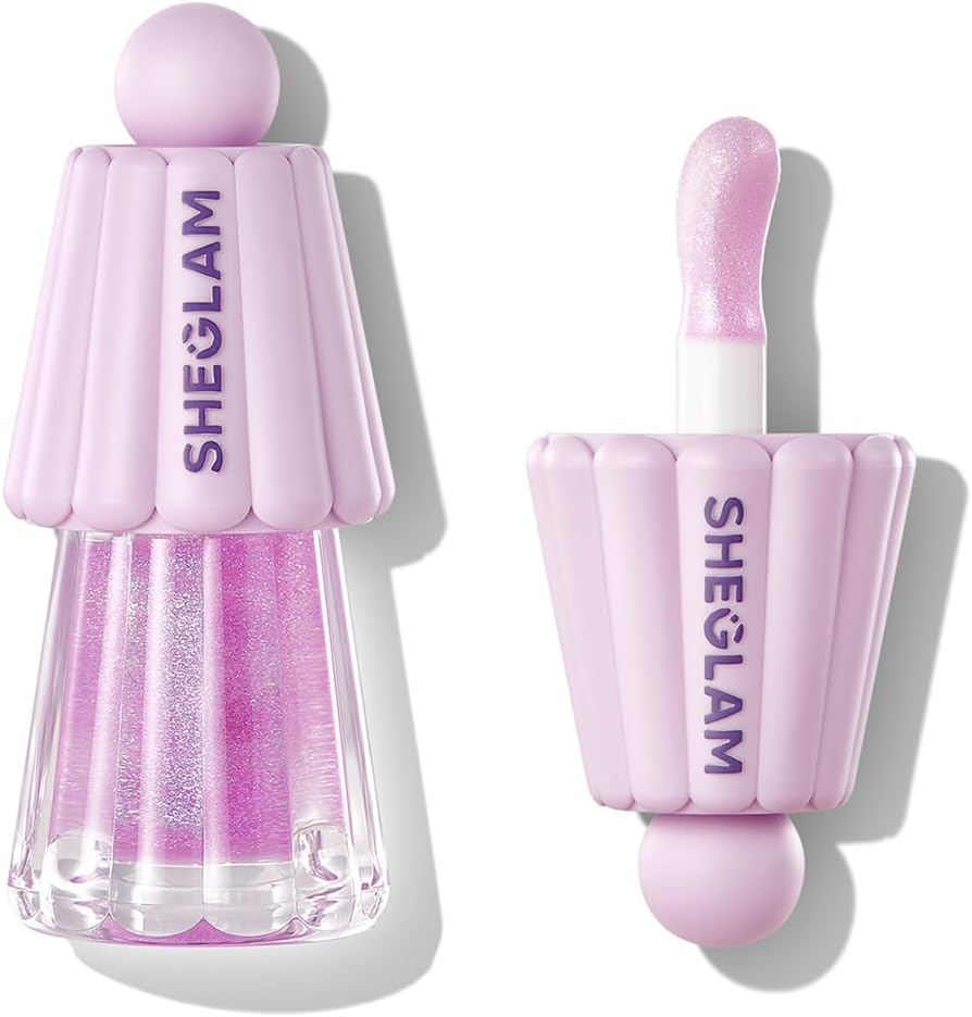 SHEGLAM Jelly Wow Hydrating Lip Oil, Ultra Glossy, Non-Sticky, Moisturizing, Lip Line Care - Princess Vibes