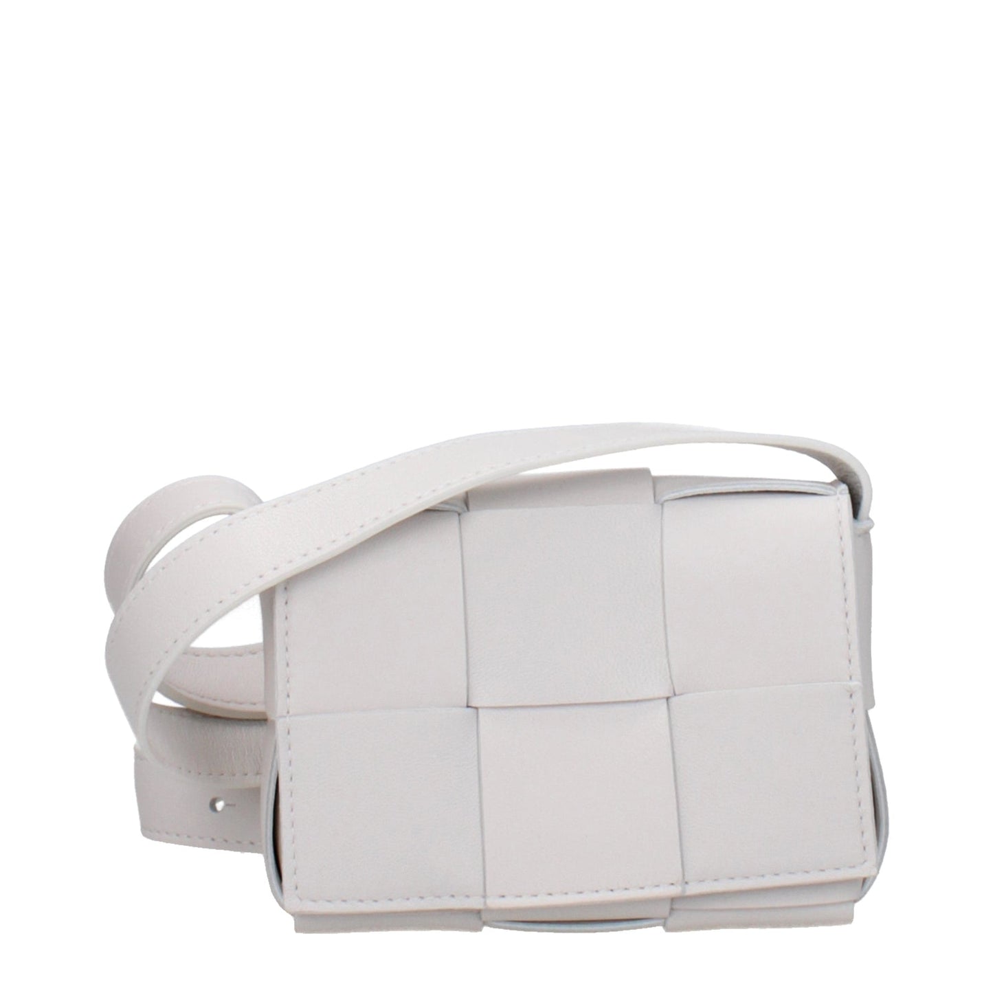 Bottega Veneta ボッテガベネタショルダーバッグ女性レザーホワイト - Image 1