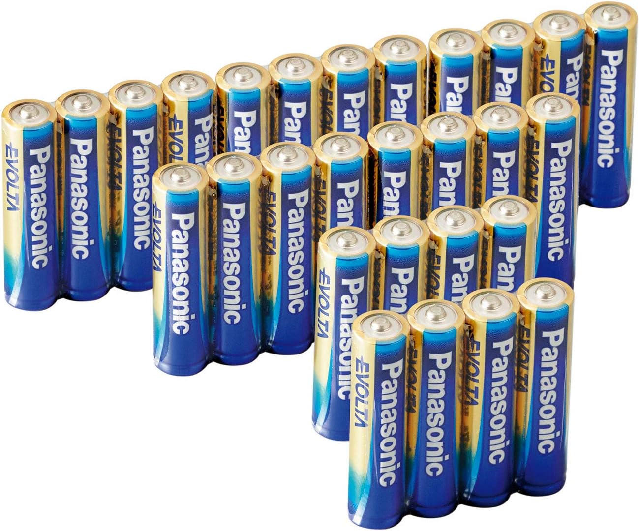 Panasonic (Panasonic) 【限定】 Panasonic Evolta LR03EJA/28SV AAA Alkaline Batteries, Pack of 28