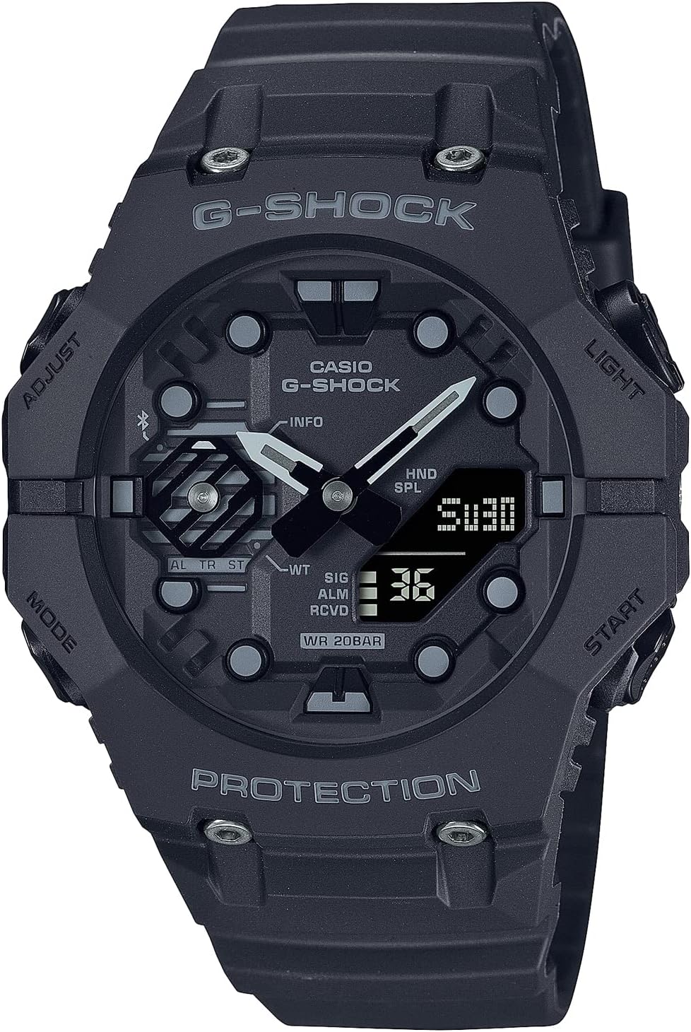 G-Shock GA-B001, Black, Textured shape