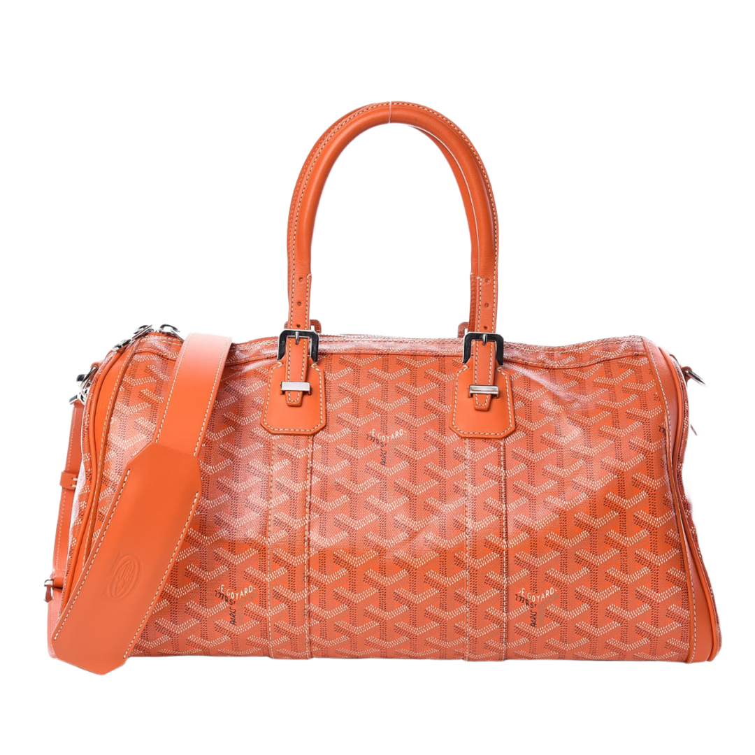 GOYARD 'ORANGE' CROISIERE 35 DUFFLE BAG