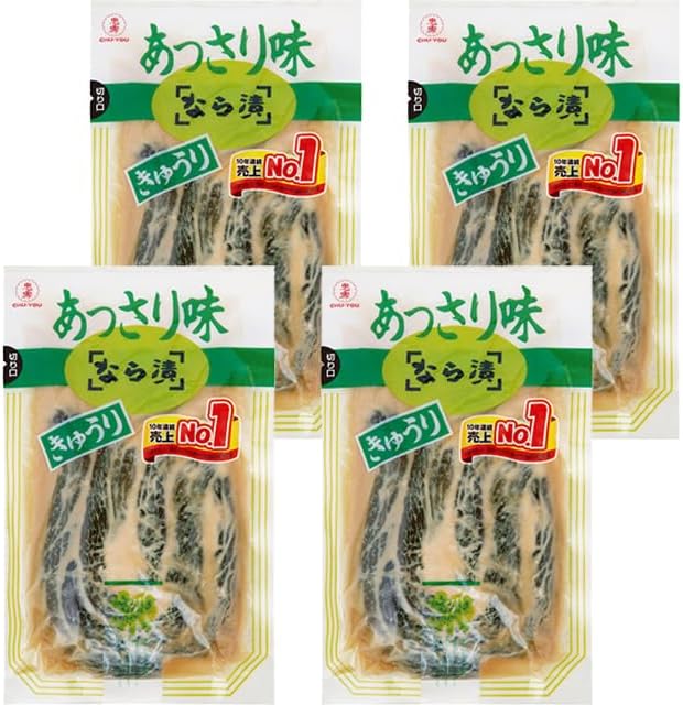 Set of 4 bags (pickled cucumbers) for light taste, 4.2 oz (120 g) x 4