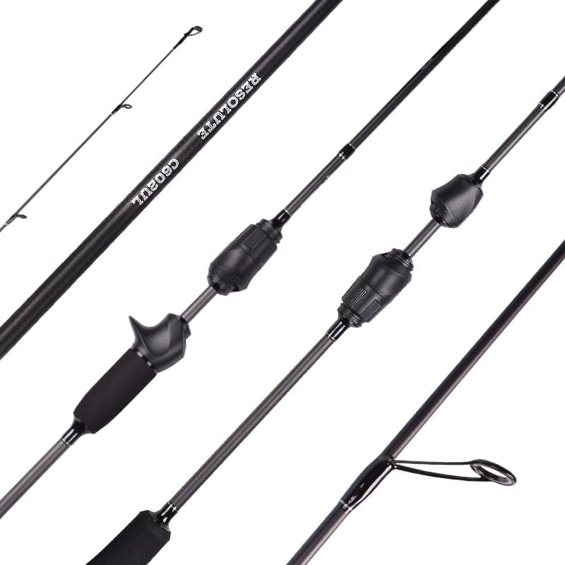 Resolute UL Fishing Spinning Rod, Lure 0.8-7g/1-10g Line 2-8lb 30T Toray Carbon Ultralight Bait Fitness BFS Casting Rod
