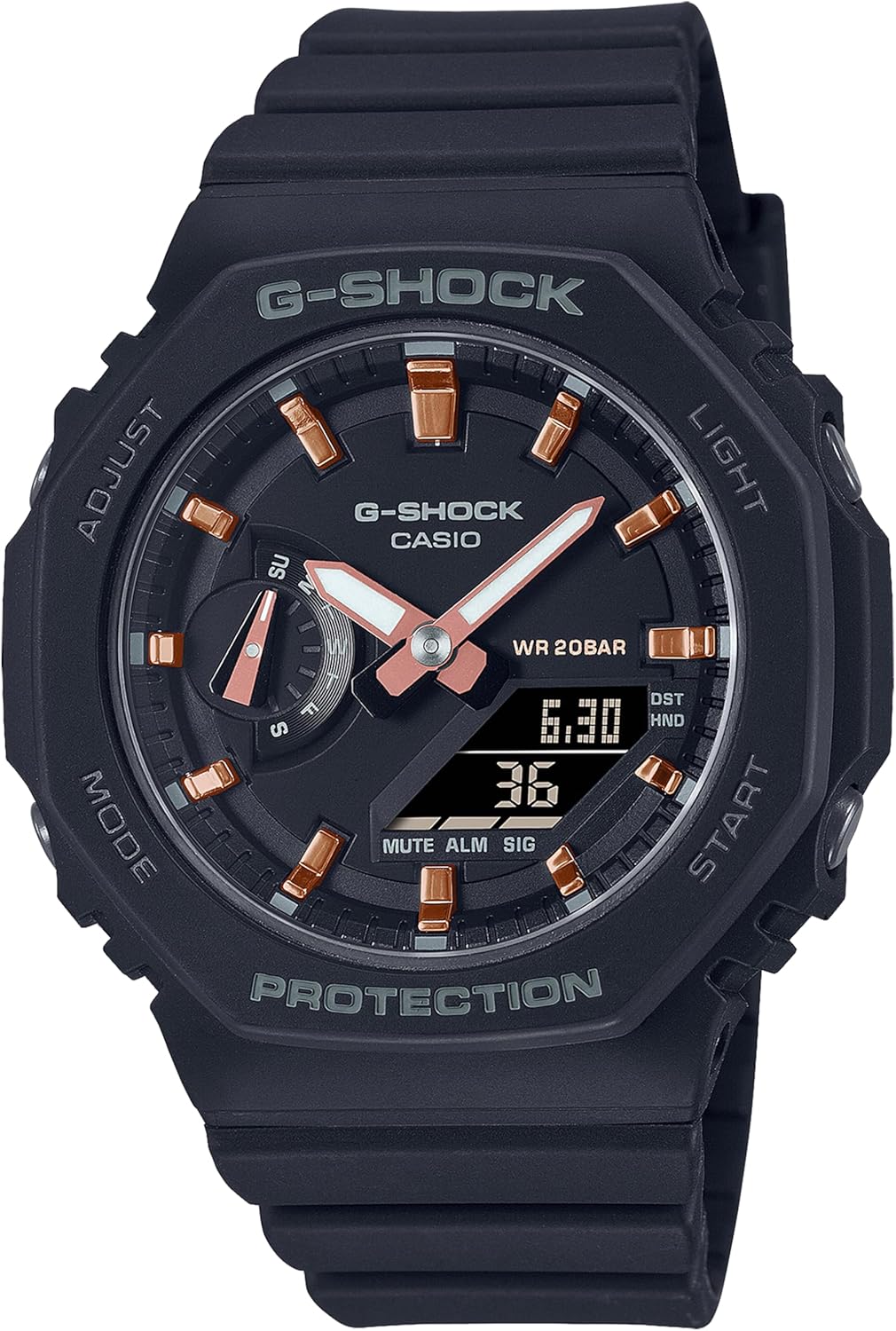 Casio GMA-S2100/BASIC Classic Color Wristwatch, Black, watch