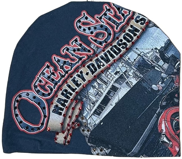 BOSSI 'OCEAN BOAT' RHINESTONE VINTAGE BEANIE