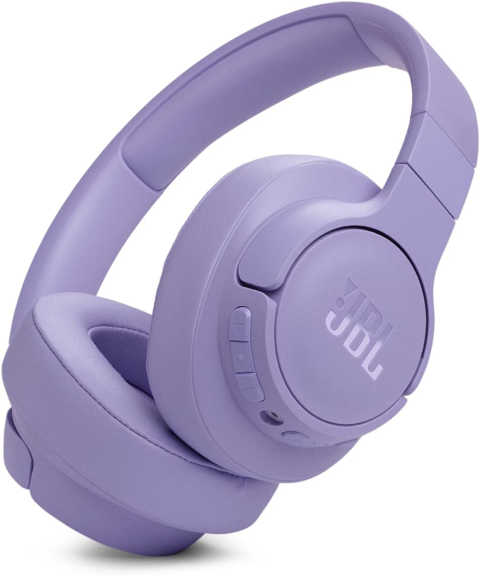 JBL TUNE 770NC Wireless Headphones Over-Ear Noise Cancelling App Support Multi-Point 40mm Driver (Purple)
